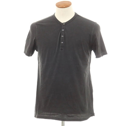【新品】マジェスティック フィラチュール オム MAJESTIC FILATURES HOMME コットン ヘンリーネック 半袖Ｔシャツ ダークグレー【 M 】【 状態ランクN 】【 メンズ 】