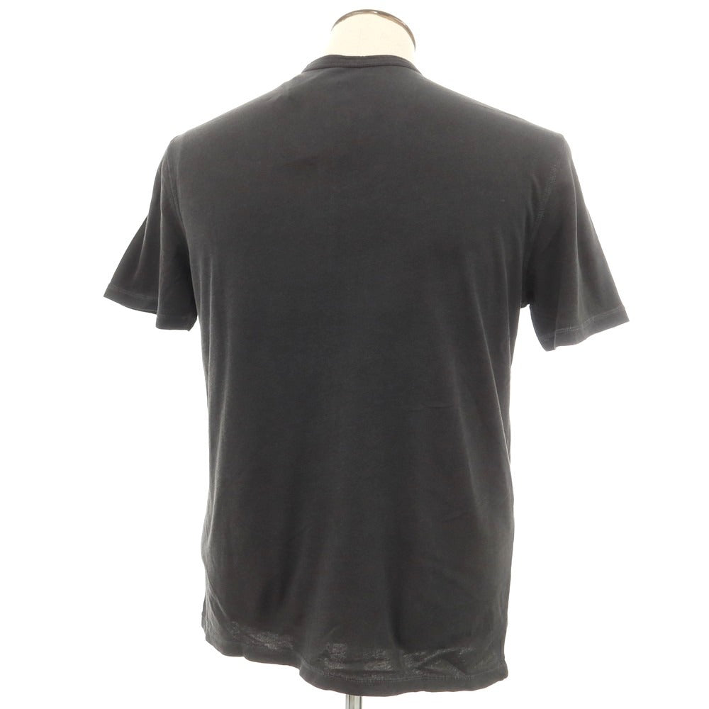 【新品】マジェスティック フィラチュール オム MAJESTIC FILATURES HOMME コットン ヘンリーネック 半袖Ｔシャツ ダークグレー【 L 】【 状態ランクN 】【 メンズ 】