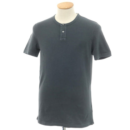 【新品】マジェスティック フィラチュール オム MAJESTIC FILATURES HOMME ストレッチコットン ヘンリ―ネック 半袖Ｔシャツ ダークグレー【 S 】【 状態ランクN 】【 メンズ 】