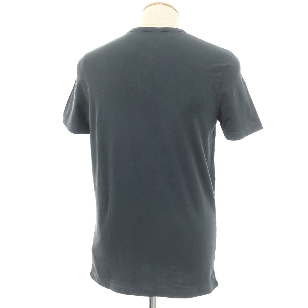 【新品】マジェスティック フィラチュール オム MAJESTIC FILATURES HOMME ストレッチコットン ヘンリ―ネック 半袖Ｔシャツ ダークグレー【 S 】【 状態ランクN 】【 メンズ 】