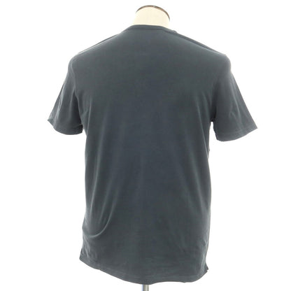 [New] MAJESTIC FILATURES HOMME Stretch Cotton Henry Neck Short Sleeve T-Shirt Dark Gray [L] [Condition Rank N] [Men&