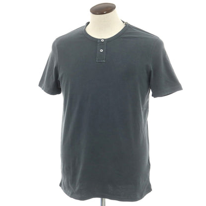 【新品】マジェスティック フィラチュール オム MAJESTIC FILATURES HOMME ストレッチコットン ヘンリ―ネック 半袖Ｔシャツ ダークグレー【 XL 】【 状態ランクN 】【 メンズ 】