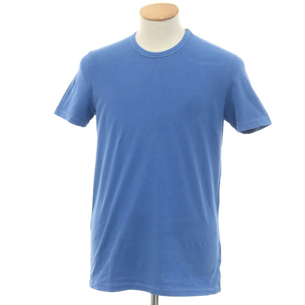 【新品】マジェスティック フィラチュール オム MAJESTIC FILATURES HOMME ストレッチコットン ヘンリ―ネック 半袖Ｔシャツ ブルー【 S 】【 状態ランクN 】【 メンズ 】