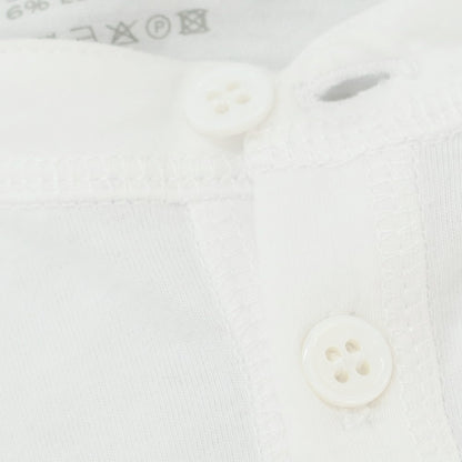 【新品アウトレット】マジェスティック フィラチュール オム MAJESTIC FILATURES HOMME ストレッチコットン ヘンリ―ネック 長袖Ｔシャツ ホワイト【 M 】【 状態ランクN- 】【 メンズ 】
