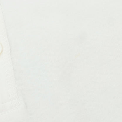 【新品アウトレット】マジェスティック フィラチュール オム MAJESTIC FILATURES HOMME ストレッチコットン ヘンリ―ネック 長袖Ｔシャツ ホワイト【 L 】【 状態ランクN- 】【 メンズ 】