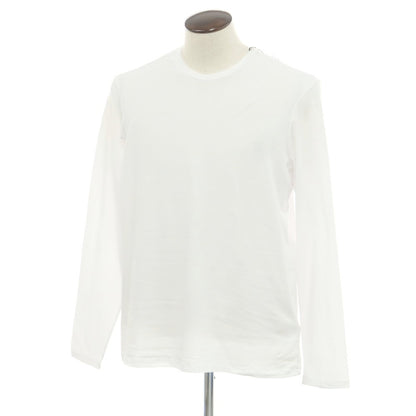 【新品】マジェスティック フィラチュール オム MAJESTIC FILATURES HOMME ストレッチコットン クル―ネック 長袖Ｔシャツ ホワイト【 L 】【 状態ランクN 】【 メンズ 】