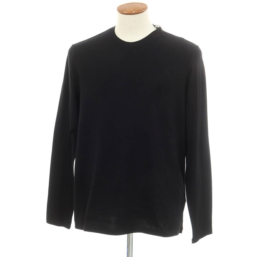 【新品】マジェスティック フィラチュール オム MAJESTIC FILATURES HOMME ストレッチコットン クル―ネック 長袖Ｔシャツ ブラック【 M 】【 状態ランクN 】【 メンズ 】