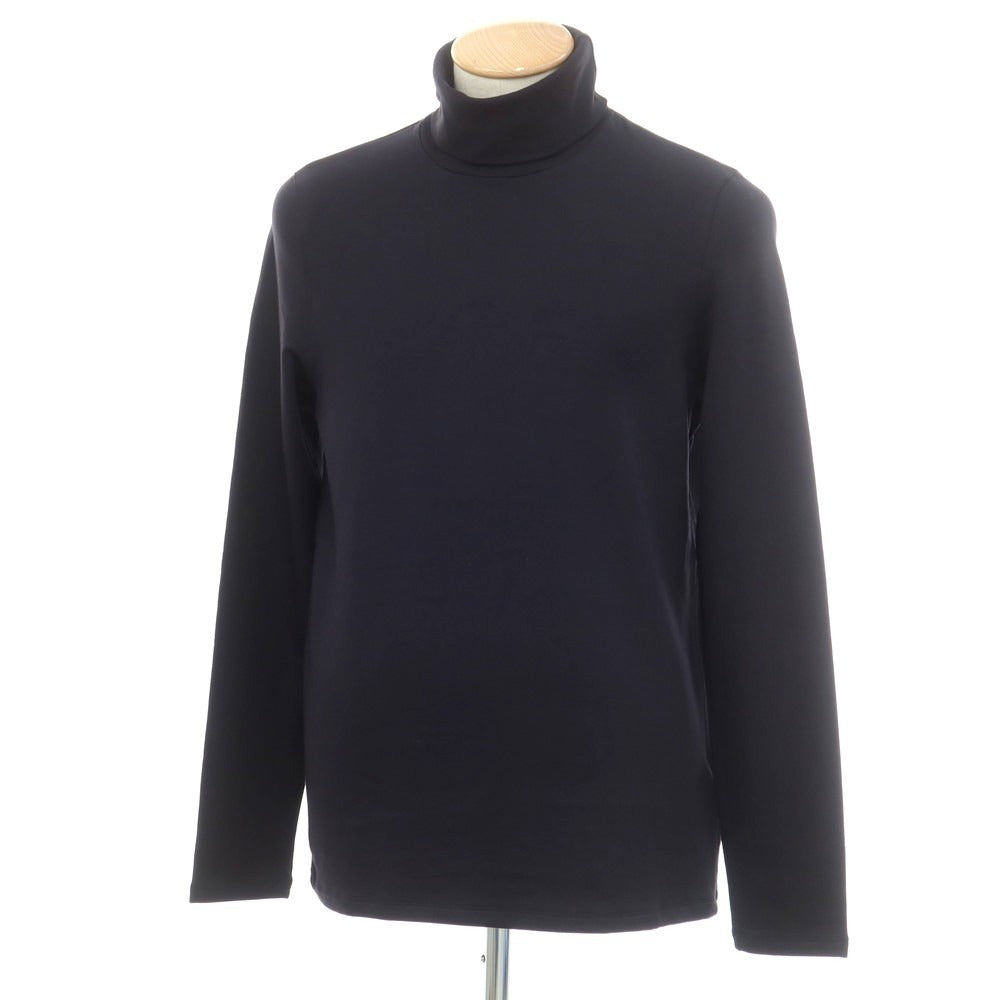 【新品】マジェスティック フィラチュール オム MAJESTIC FILATURES HOMME ストレッチレーヨン タートルネック 長袖Ｔシャツ ダークネイビー【 S 】【 状態ランクN 】【 メンズ 】