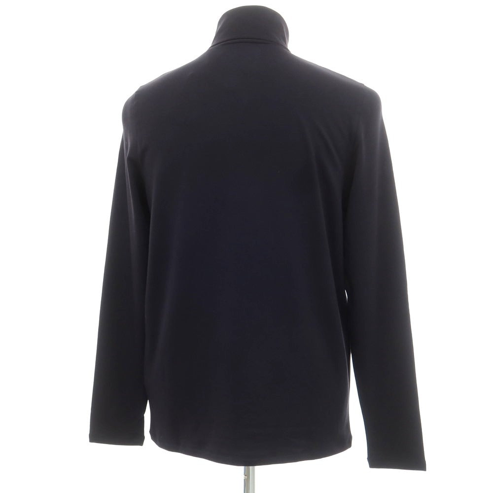 【新品】マジェスティック フィラチュール オム MAJESTIC FILATURES HOMME ストレッチレーヨン タートルネック 長袖Ｔシャツ ダークネイビー【 M 】【 状態ランクN 】【 メンズ 】