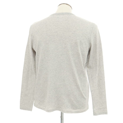 【新品】マジェスティック フィラチュール オム MAJESTIC FILATURES HOMME コットンカシミヤ クルーネック 長袖Ｔシャツ 杢グレー【 L 】【 状態ランクN 】【 メンズ 】