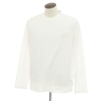 【新品アウトレット】マジェスティック フィラチュール オム MAJESTIC FILATURES HOMME ストレッチコットン クル―ネック 長袖Ｔシャツ ホワイト【 XXXL 】【 状態ランクN- 】【 メンズ 】