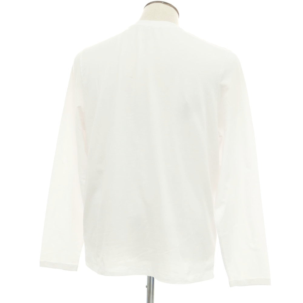 【新品アウトレット】マジェスティック フィラチュール オム MAJESTIC FILATURES HOMME ストレッチコットン クル―ネック 長袖Ｔシャツ ホワイト【 XXXL 】【 状態ランクN- 】【 メンズ 】