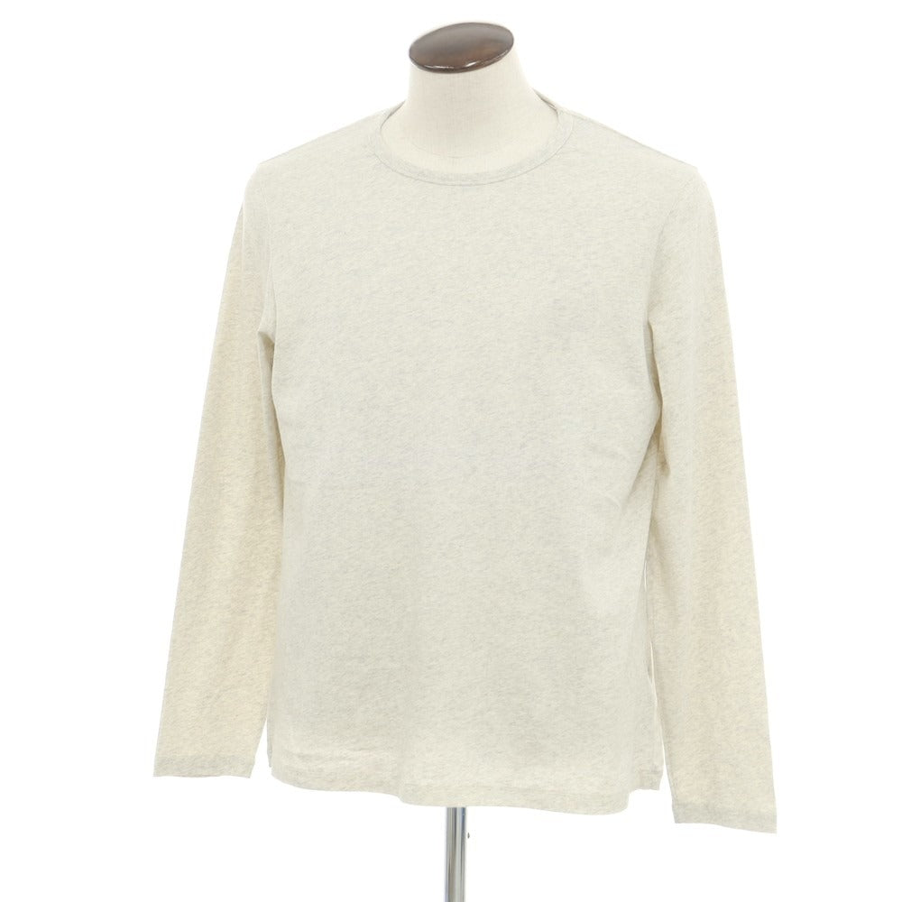 【新品】マジェスティック フィラチュール オム MAJESTIC FILATURES HOMME ストレッチコットン クル―ネック 長袖Ｔシャツ オートミール【 L 】【 状態ランクN 】【 メンズ 】