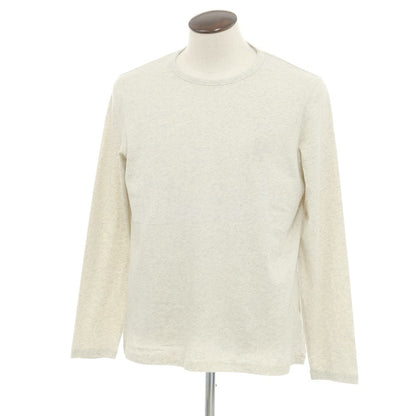【新品】マジェスティック フィラチュール オム MAJESTIC FILATURES HOMME ストレッチコットン クル―ネック 長袖Ｔシャツ オートミール【 L 】【 状態ランクN 】【 メンズ 】
