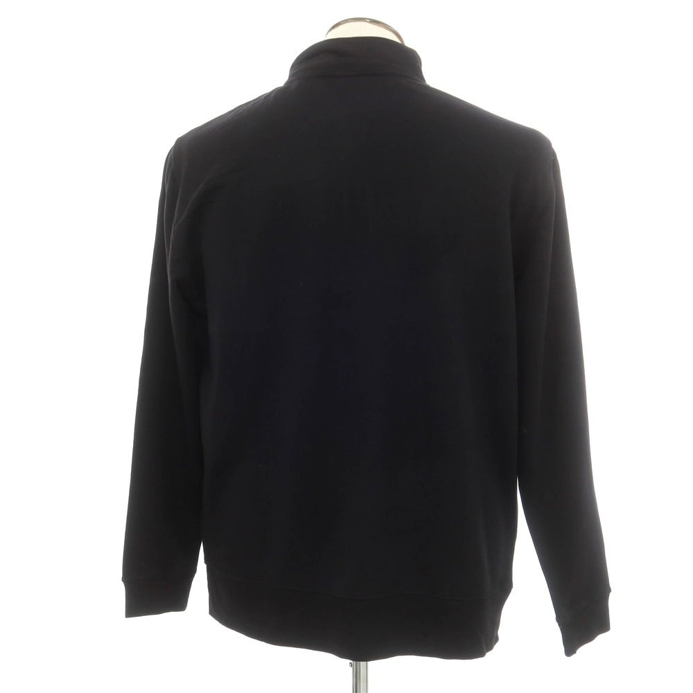 【新品】マジェスティック フィラチュール オム MAJESTIC FILATURES HOMME ストレッチレーヨン ハーフジップ 長袖Ｔシャツ ブラック【 L 】【 状態ランクN 】【 メンズ 】
