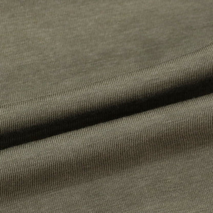 【新品】マジェスティック フィラチュール オム MAJESTIC FILATURES HOMME リヨセルコットン スキッパー 半袖Ｔシャツ カーキ【 M 】【 状態ランクN 】【 メンズ 】