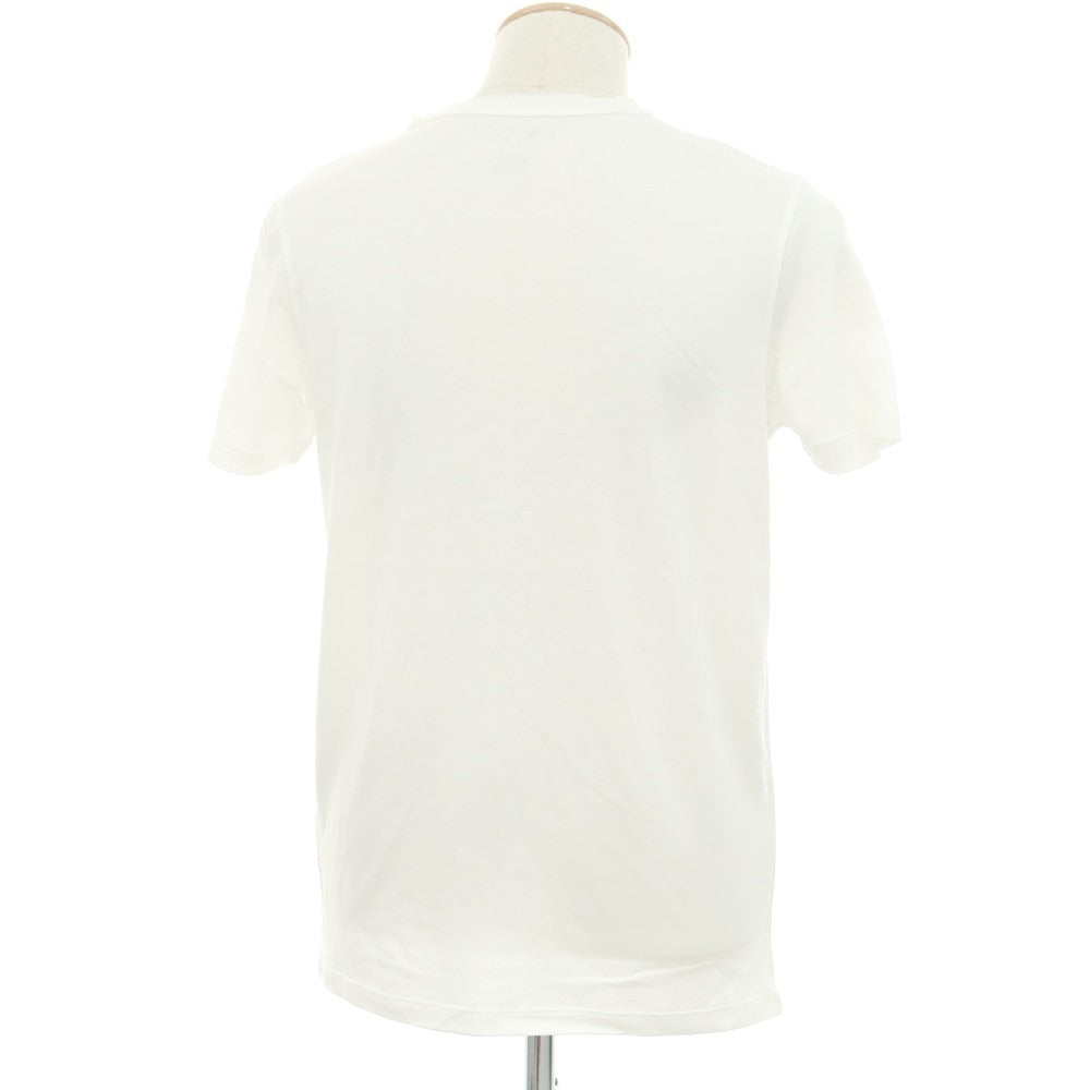 【新品】マジェスティック フィラチュール オム MAJESTIC FILATURES HOMME リヨセル コットン スキッパー 半袖Ｔシャツ ホワイト【サイズS】【 状態ランクN 】【 メンズ 】[EPD]