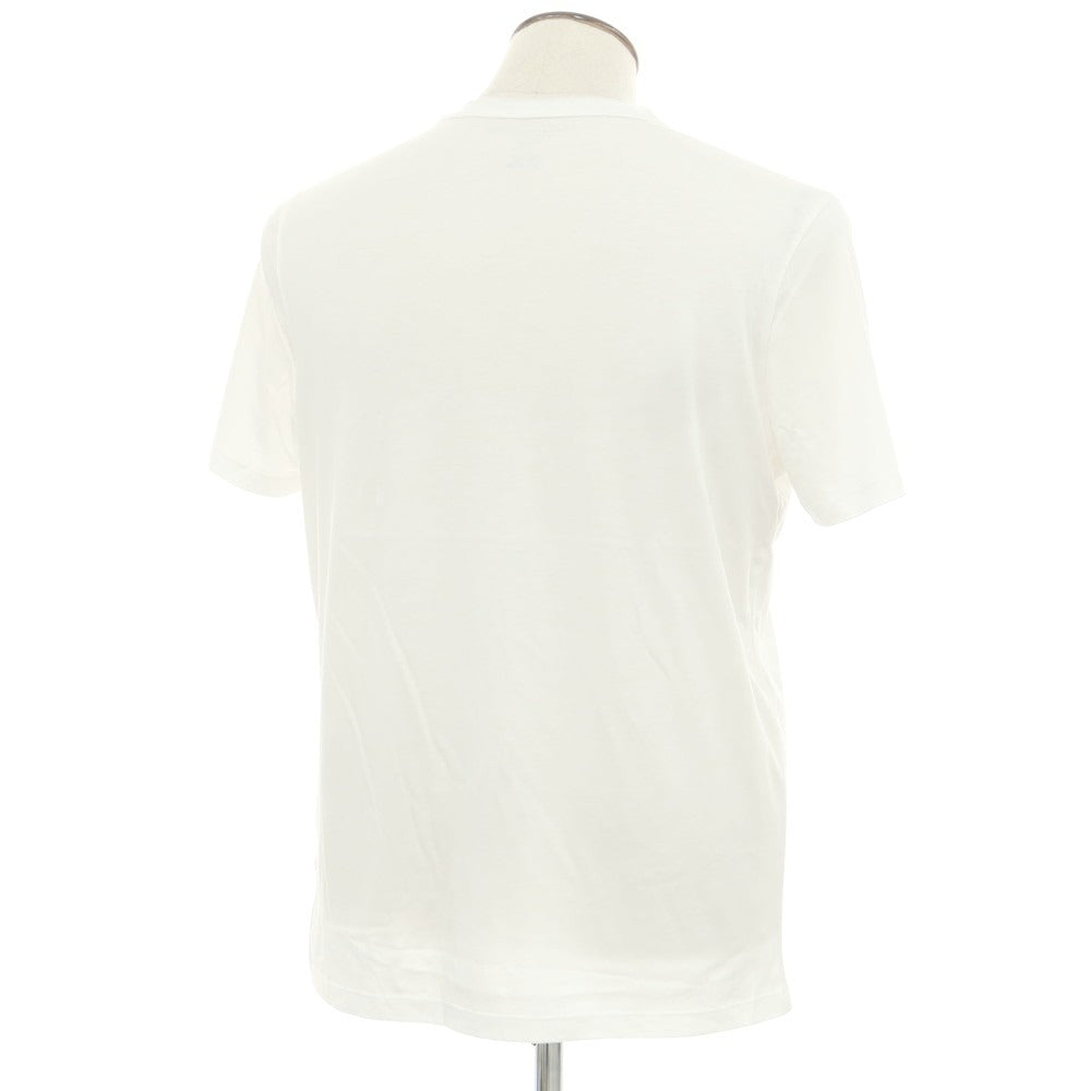 【新品】マジェスティック フィラチュール オム MAJESTIC FILATURES HOMME リヨセル コットン スキッパー 半袖Ｔシャツ ホワイト【サイズL】【 状態ランクN 】【 メンズ 】[EPD]