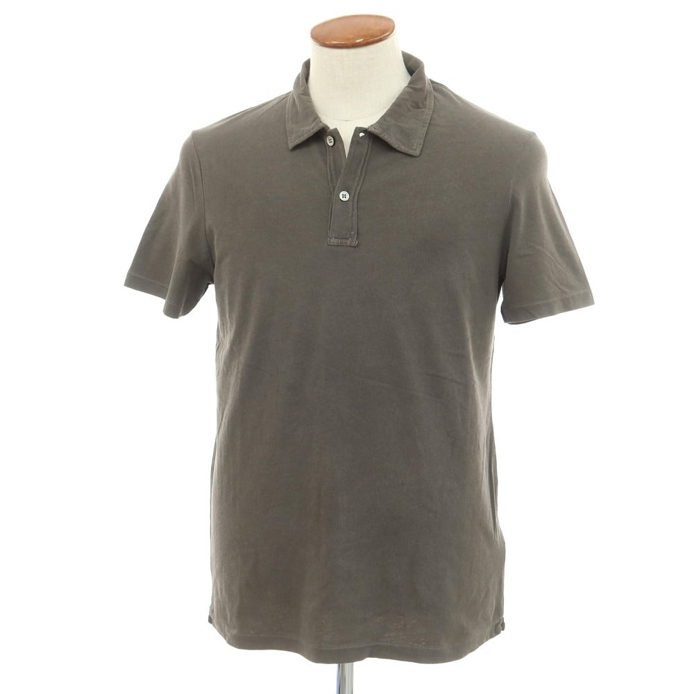 【新品】マジェスティック フィラチュール オム MAJESTIC FILATURES HOMME ストレッチコットン 半袖ポロシャツ グレイッシュカーキ【 M 】【 状態ランクN 】【 メンズ 】