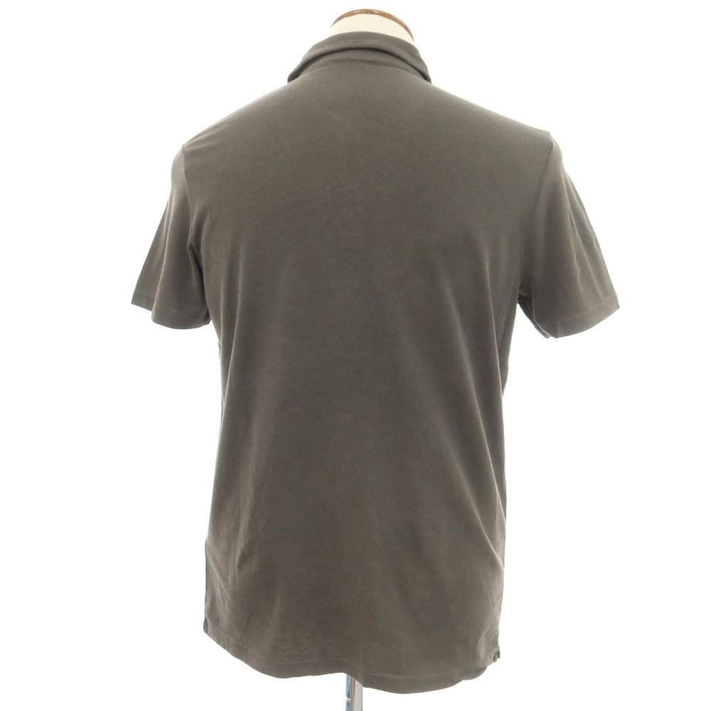 【新品】マジェスティック フィラチュール オム MAJESTIC FILATURES HOMME ストレッチコットン 半袖ポロシャツ グレイッシュカーキ【 M 】【 状態ランクN 】【 メンズ 】