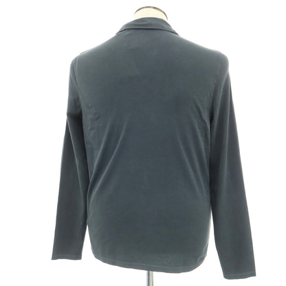 【新品】マジェスティック フィラチュール オム MAJESTIC FILATURES HOMME ストレッチコットン 長袖ポロシャツ ダークグレー【 L 】【 状態ランクN 】【 メンズ 】