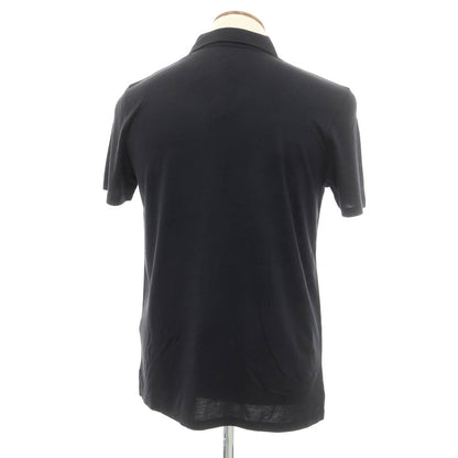 [New] MAJESTIC FILATURES HOMME Lyocell Cotton Short Sleeve Polo Shirt Black [M] [Condition Rank N] [Men&