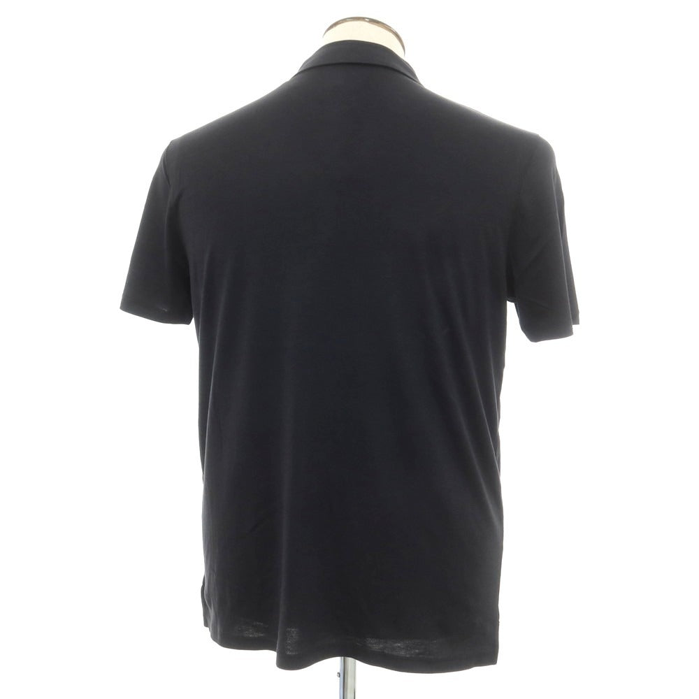 【新品】マジェスティック フィラチュール オム MAJESTIC FILATURES HOMME リヨセルコットン 半袖ポロシャツ ブラック【 L 】【 状態ランクN 】【 メンズ 】