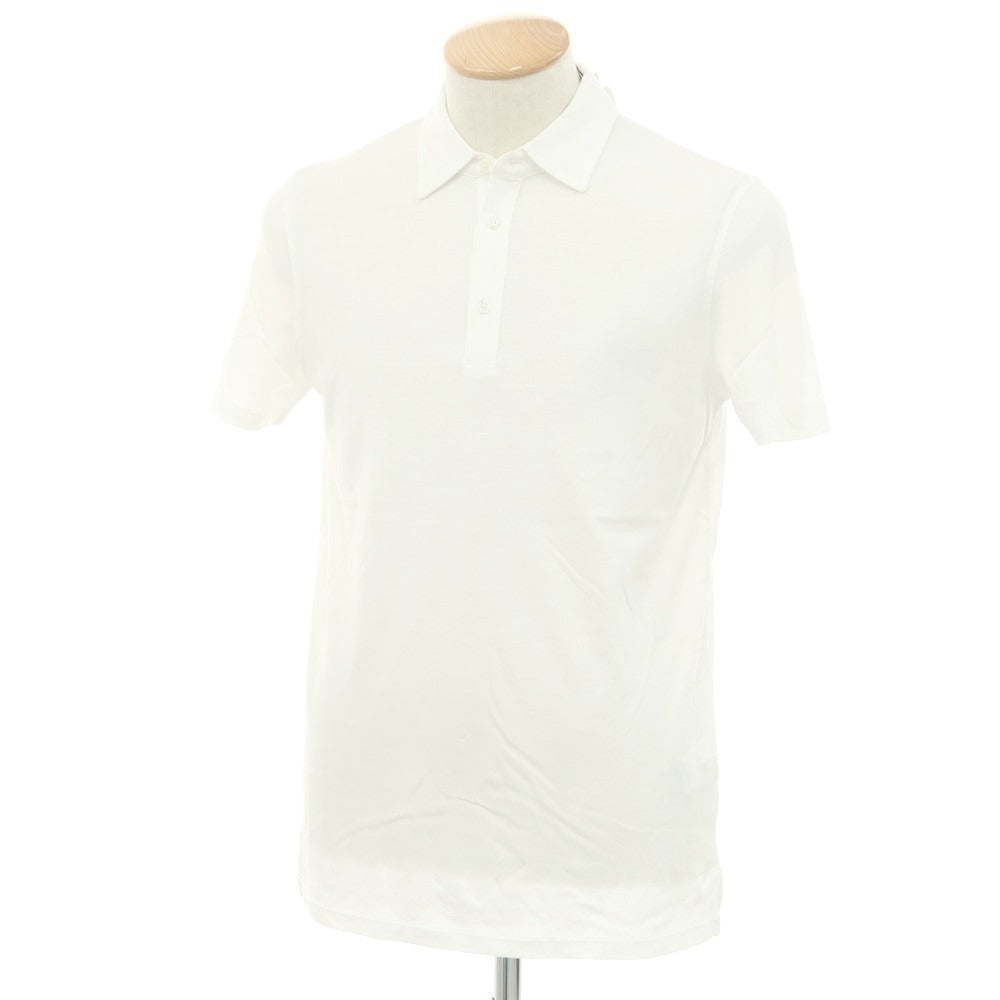 [New] MAJESTIC FILATURES HOMME Lyocell Cotton Short Sleeve Polo Shirt White [S] [Condition Rank N] [Men&