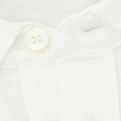 [New Outlet] MAJESTIC FILATURES HOMME Lyocell Cotton Short Sleeve Polo Shirt White [M] [Condition Rank N-] [Men&