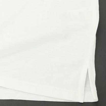 [New Outlet] MAJESTIC FILATURES HOMME Lyocell Cotton Short Sleeve Polo Shirt White [XL] [Condition Rank N-] [Men&
