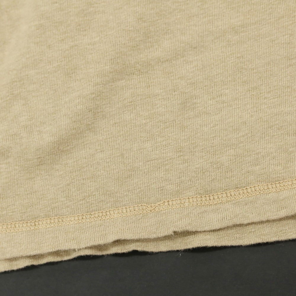【新品アウトレット】マジェスティック フィラチュール オム MAJESTIC FILATURES HOMME ストレッチリネン 長袖ポロシャツ ベージュ【サイズM】【 状態ランクN- 】【 メンズ 】[EPD]