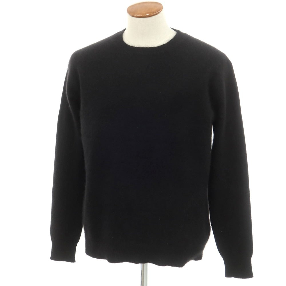 【新品】マジェスティック フィラチュール オム MAJESTIC FILATURES HOMME ラクーン クルーネック ニット ブラック【 L 】【 状態ランクN 】【 メンズ 】
