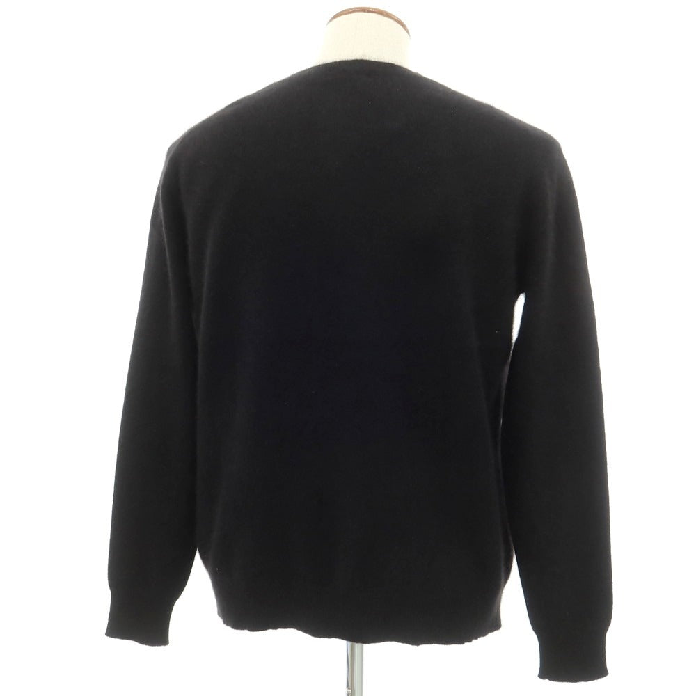 【新品】マジェスティック フィラチュール オム MAJESTIC FILATURES HOMME ラクーン プルオーバーニット ブラック【サイズL】【 状態ランクN 】【 メンズ 】[EPD]