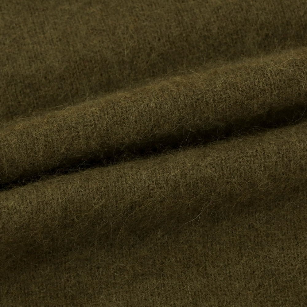 【新品】マジェスティック フィラチュール オム MAJESTIC FILATURES HOMME ラクーン プルオーバーニット カーキ【サイズL】【 状態ランクN 】【 メンズ 】[EPD]