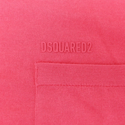 【新品】ディースクエアード DSQUARED2 ハイゲージ ウール ニット カーディガン ショッキングピンク【 XS 】【 状態ランクN 】【 メンズ 】