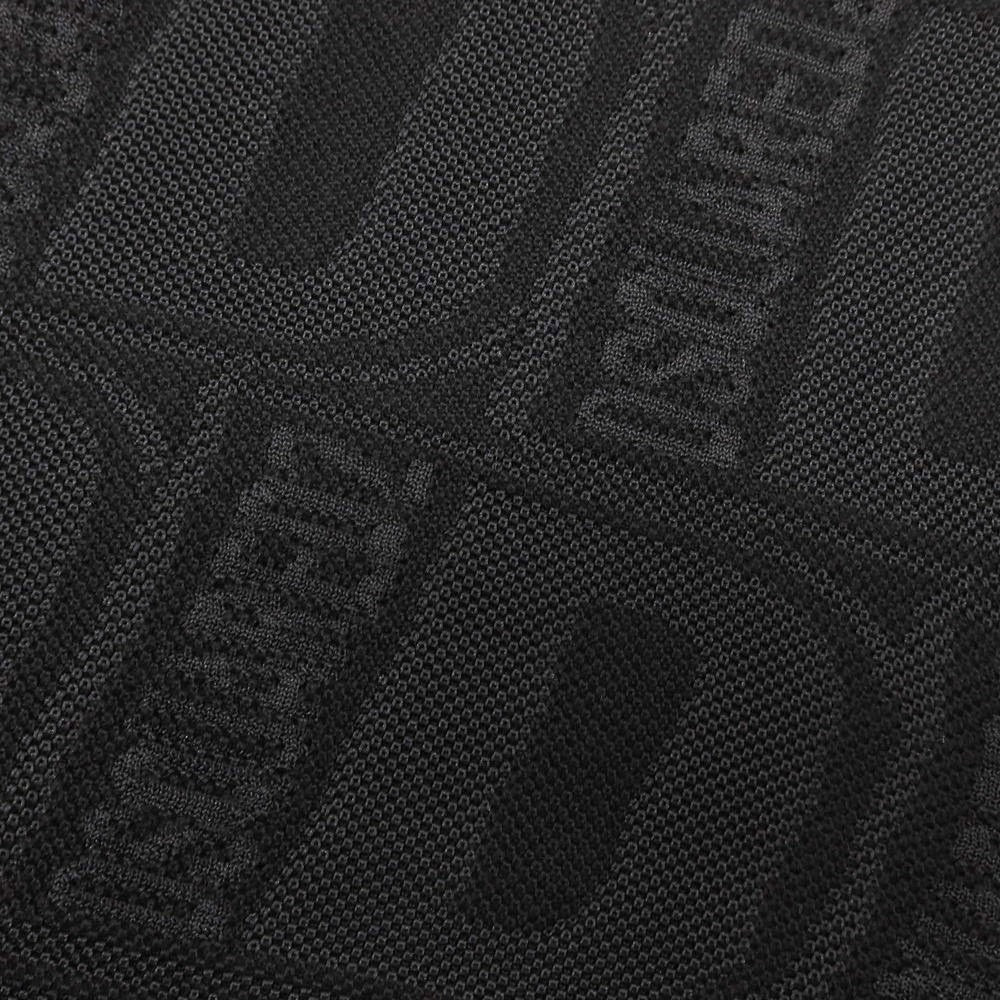 【新品】ディースクエアード DSQUARED2 ウールポリエステル ジャカードニット スタンドカラー ダブルジップ カーディガン ブラック【 L 】【 状態ランクN 】【 メンズ 】