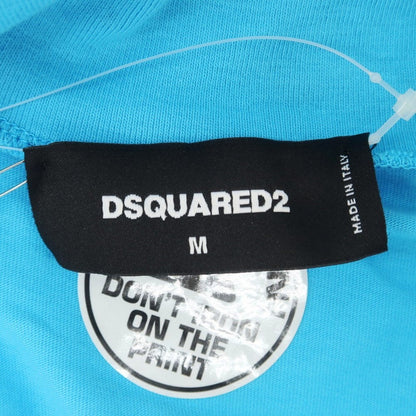 【新品アウトレット】ディースクエアード DSQUARED2 コットン スタンドカラー ダブルジップ ジャージ ライトブルー【 M 】【 状態ランクN- 】【 メンズ 】