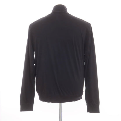 【新品】ディースクエアード DSQUARED2 コットン スタンドカラー ダブルジップ ジャージ ブラック【 L 】【 状態ランクN 】【 メンズ 】