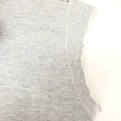【新品】ディースクエアード DSQUARED2 コットンレーヨン スウェット ダメージ加工 スタッズ パーカー ネイビーxホワイト【 XL 】【 状態ランクN 】【 メンズ 】