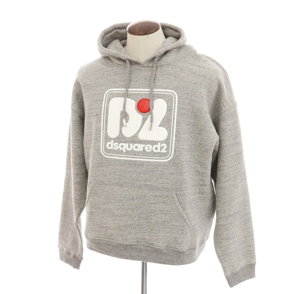 [New] DSQUARED2 Cotton Pullover Hoodie Grey [L] [Condition Rank N] [Men&