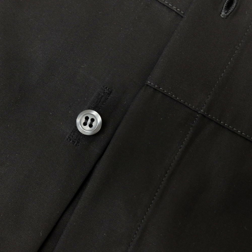 【中古】ディースクエアード DSQUARED2 コットン バンドカラー ノースリーブシャツ ブラック【 サイズ48 】【 状態ランクB 】【 メンズ 】 [EPD]