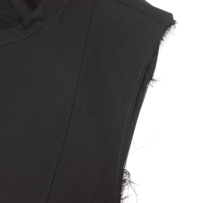 【中古】ディースクエアード DSQUARED2 コットン バンドカラー ノースリーブ シャツ ブラック【 48 】【 状態ランクB 】【 メンズ 】