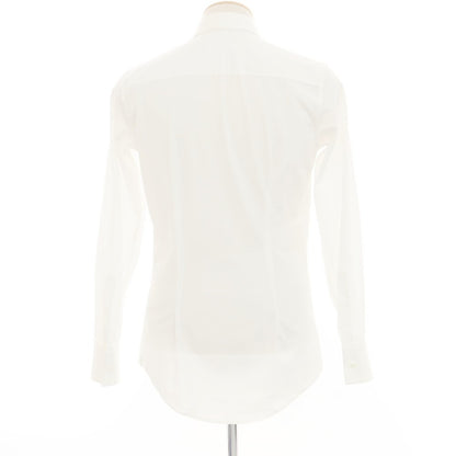 【中古】ディースクエアード DSQUARED2 コットン レギュラーカラー カジュアルシャツ ホワイト【 42 】【 状態ランクB 】【 メンズ 】