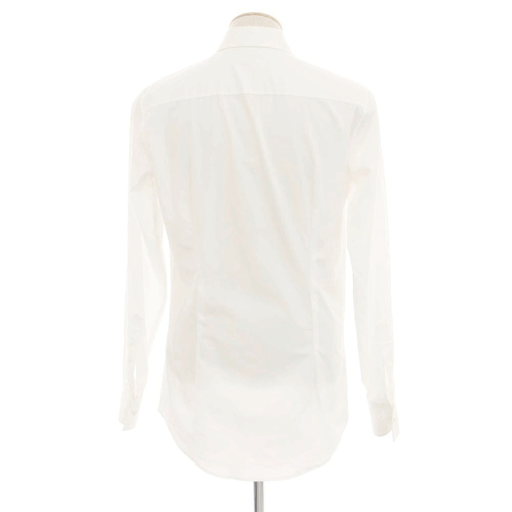 【中古】ディースクエアード DSQUARED2 コットン レギュラーカラー カジュアルシャツ ホワイト【サイズ46】【 状態ランクB 】【 メンズ 】[EPD]