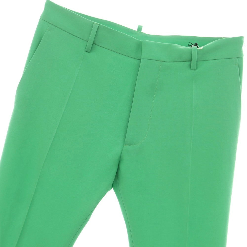 [New Outlet] DSQUARED2 Wool Flared Casual Slacks Pants Green [48] [Condition Rank N-] [Men&