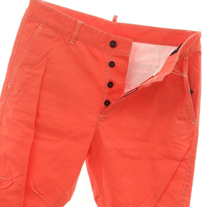 【新品】ディースクエアード DSQUARED2 ストレッチ コットン チノパンツ アプリコットピンク系【 50 】【 状態ランクN 】【 メンズ 】
