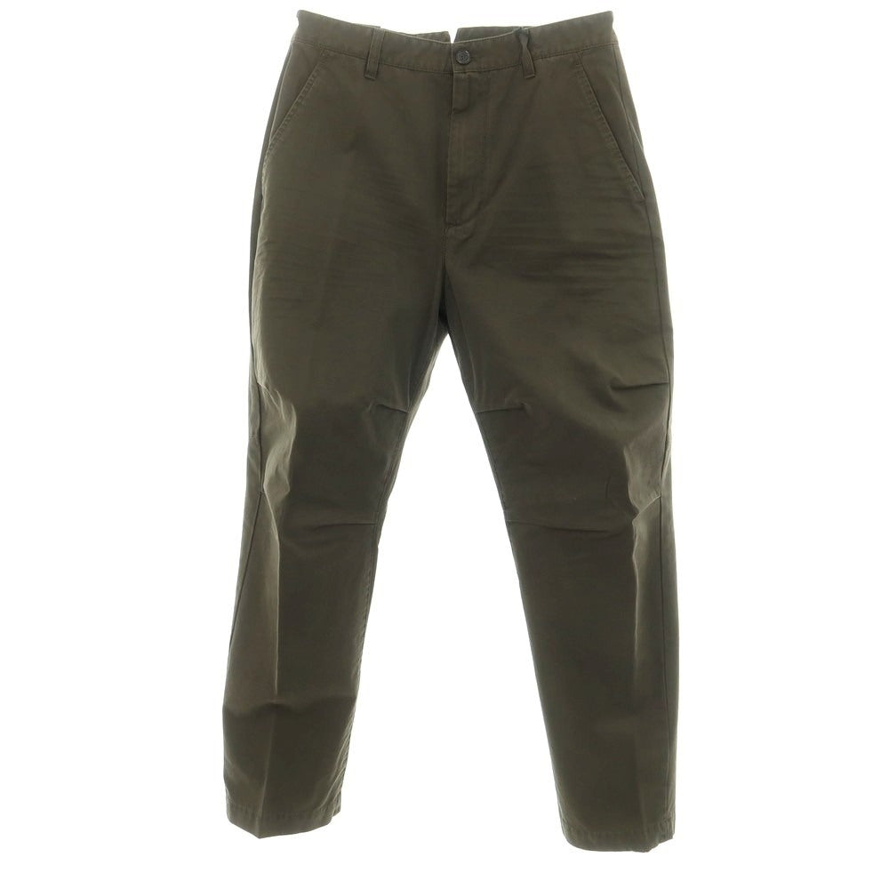 【新品】ディースクエアード DSQUARED2 コットン チノパンツ ダークオリーブ【 46 】【 状態ランクN 】【 メンズ 】