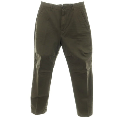 【新品】ディースクエアード DSQUARED2 コットン チノパンツ ダークオリーブ【 46 】【 状態ランクN 】【 メンズ 】