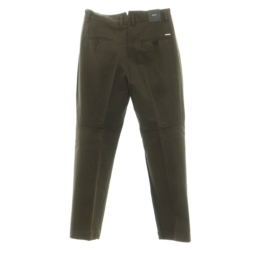 【新品】ディースクエアード DSQUARED2 コットン チノパンツ ダークオリーブ【 46 】【 状態ランクN 】【 メンズ 】
