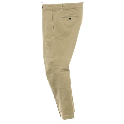 【新品】ディースクエアード DSQUARED2 ストレッチ コットン チノパンツ ベージュ【 50 】【 状態ランクN 】【 メンズ 】